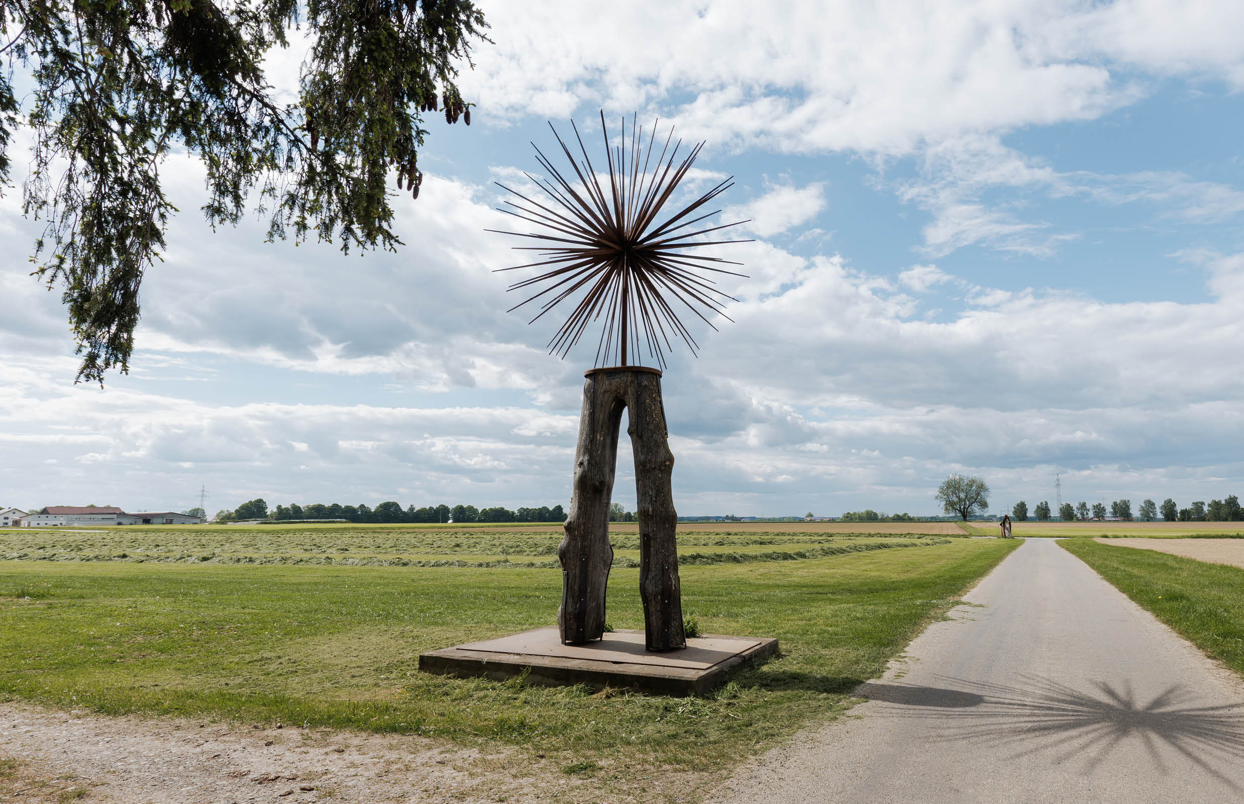 Stern in Stahl geschnitten