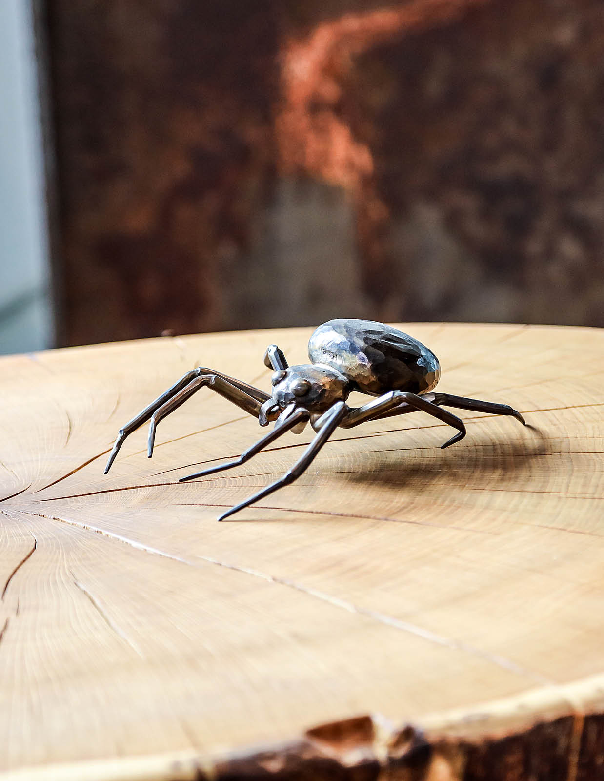 Geschmiedete Spinne