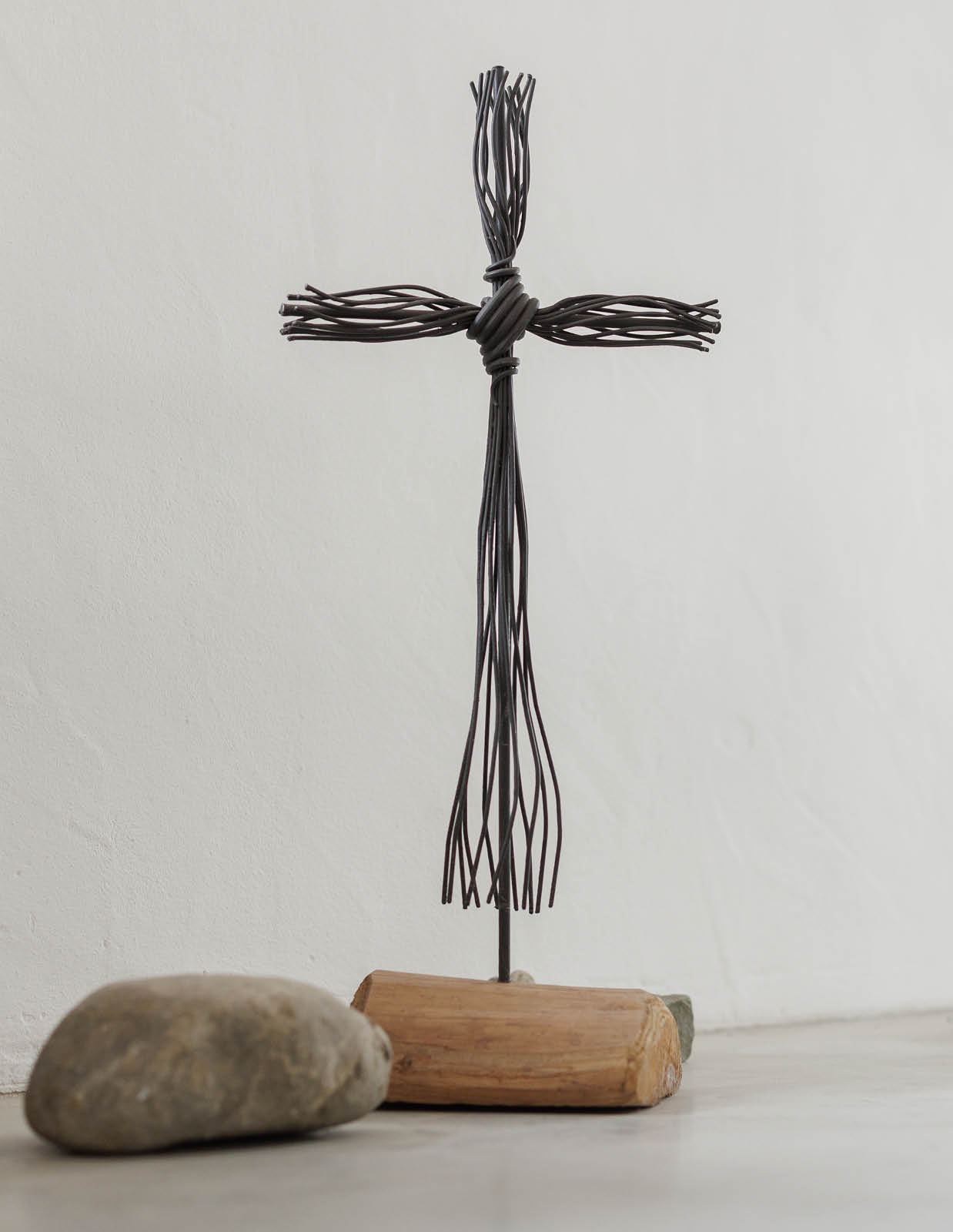 Individuell geschmiedetes Grabkreuz